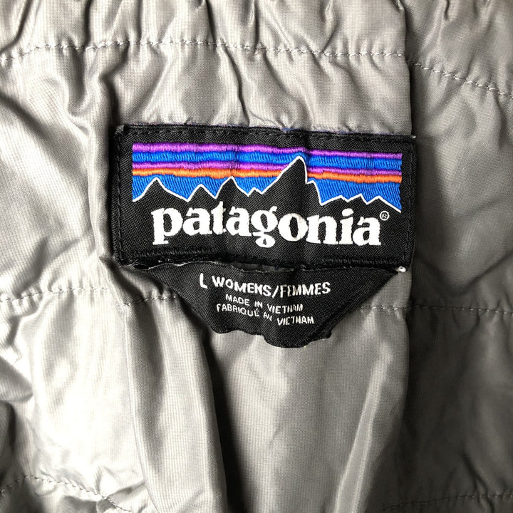 Patagonia 83725FA15 Padded Mountain Parka Shell Jacket Puffer Jacket Women's Size L Nylon black type Vintage Second Hand
