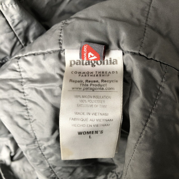 Patagonia 83725FA15 Padded Mountain Parka Shell Jacket Puffer Jacket Women's Size L Nylon black type Vintage Second Hand