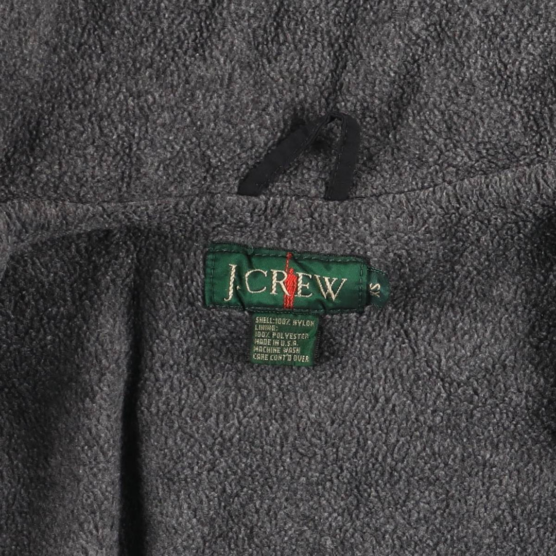 Vintage 90'S J.Crew nylon jacket, made in the USA, men's size XS Nylon black type Vintage Second Hand