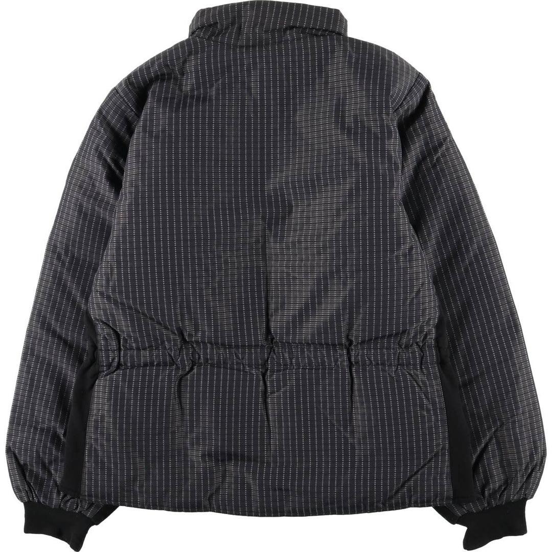 90'S The North Face All-Over Print Goose Down Jacket, Women's, Size L, Vintage Polyurethane Coated Nylon Charcoal Vintage Second Hand