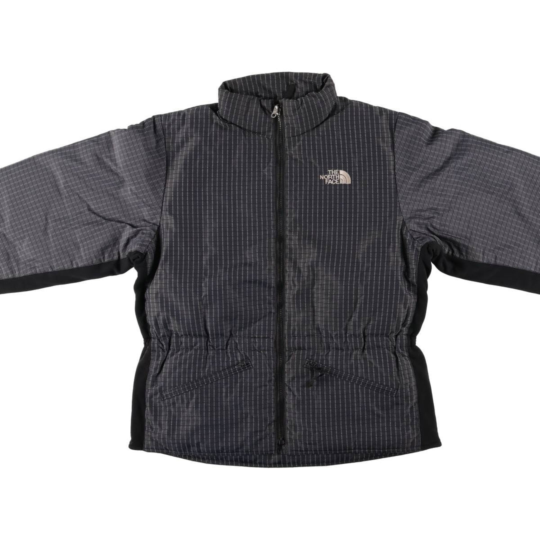 90'S The North Face All-Over Print Goose Down Jacket, Women's, Size L, Vintage Polyurethane Coated Nylon Charcoal Vintage Second Hand