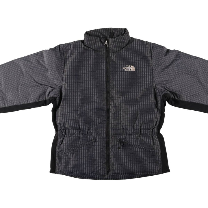 90'S The North Face All-Over Print Goose Down Jacket, Women's, Size L, Vintage Polyurethane Coated Nylon Charcoal Vintage Second Hand