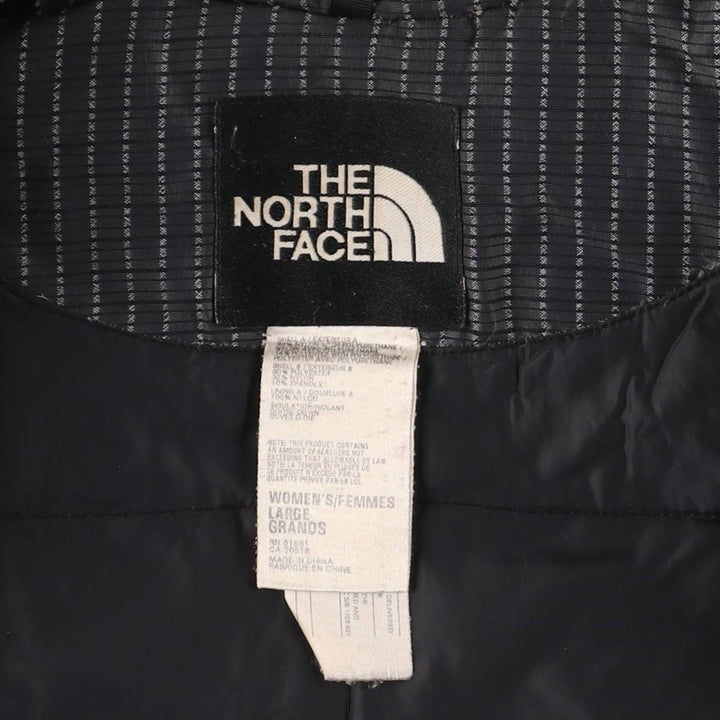 90'S The North Face All-Over Print Goose Down Jacket, Women's, Size L, Vintage Polyurethane Coated Nylon Charcoal Vintage Second Hand