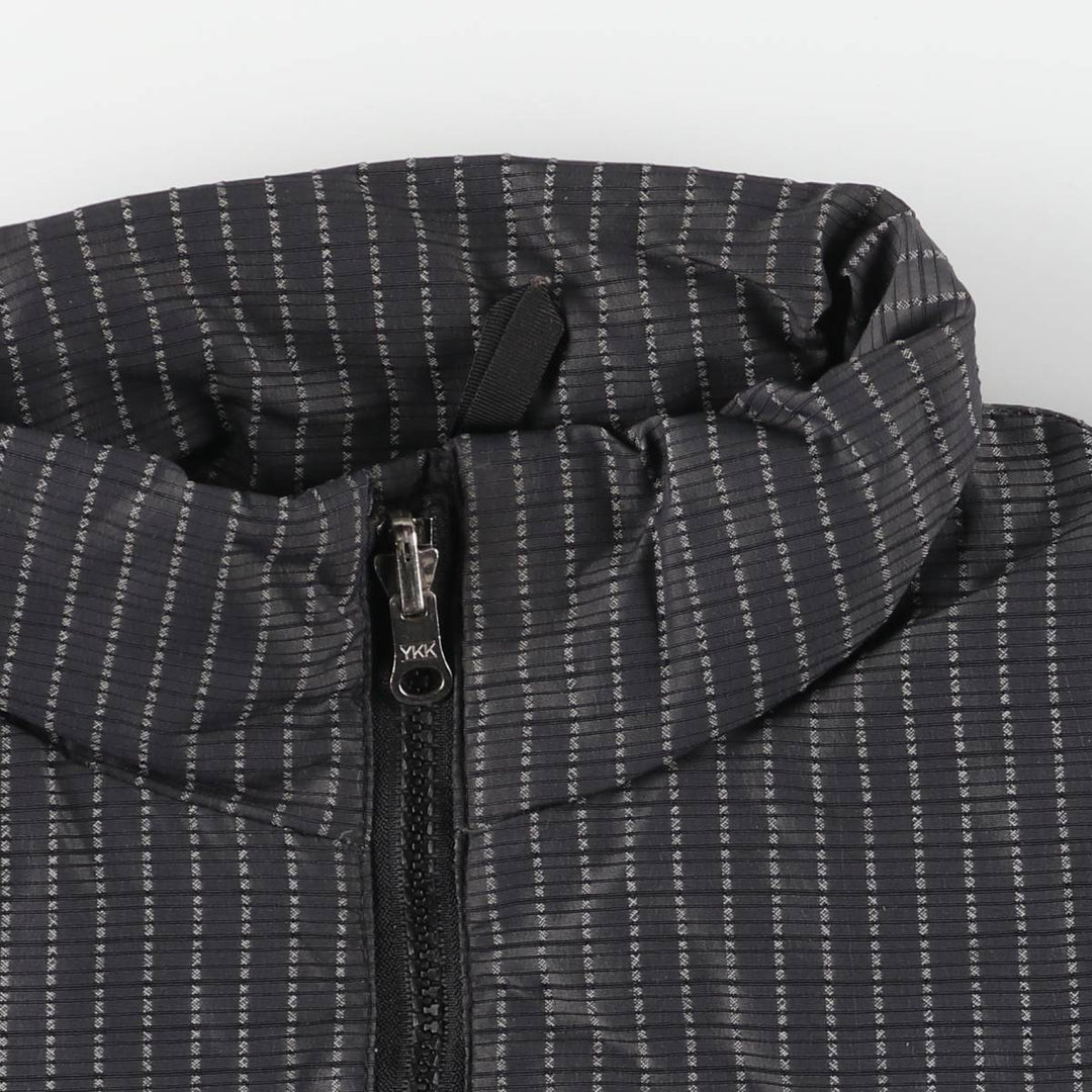 90'S The North Face All-Over Print Goose Down Jacket, Women's, Size L, Vintage Polyurethane Coated Nylon Charcoal Vintage Second Hand