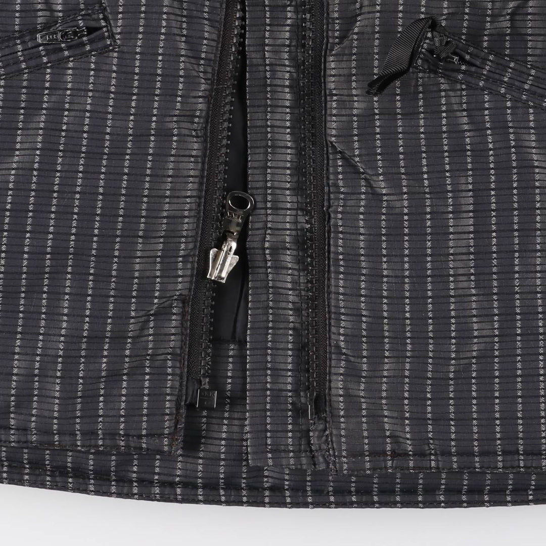 90'S The North Face All-Over Print Goose Down Jacket, Women's, Size L, Vintage Polyurethane Coated Nylon Charcoal Vintage Second Hand