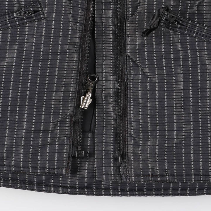 90'S The North Face All-Over Print Goose Down Jacket, Women's, Size L, Vintage Polyurethane Coated Nylon Charcoal Vintage Second Hand