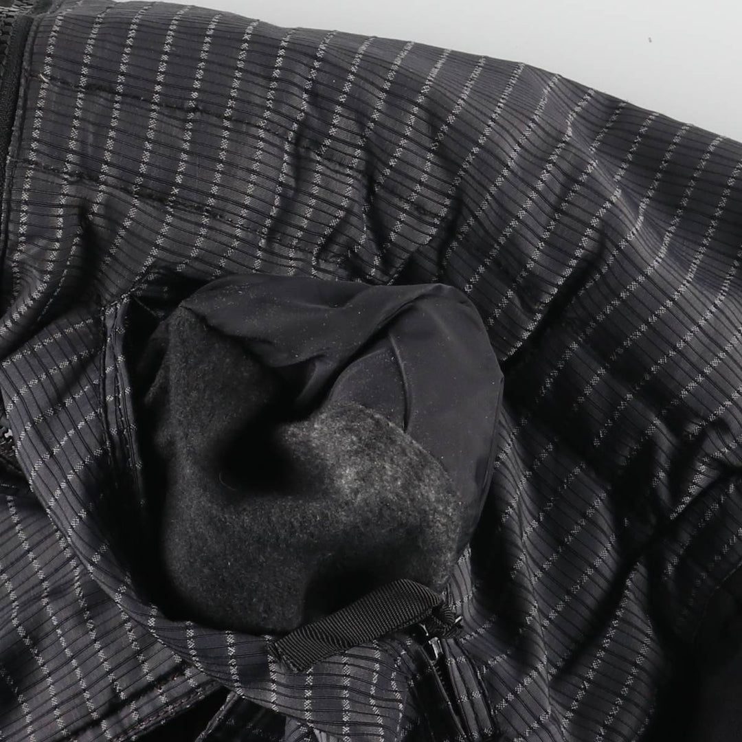 90'S The North Face All-Over Print Goose Down Jacket, Women's, Size L, Vintage Polyurethane Coated Nylon Charcoal Vintage Second Hand