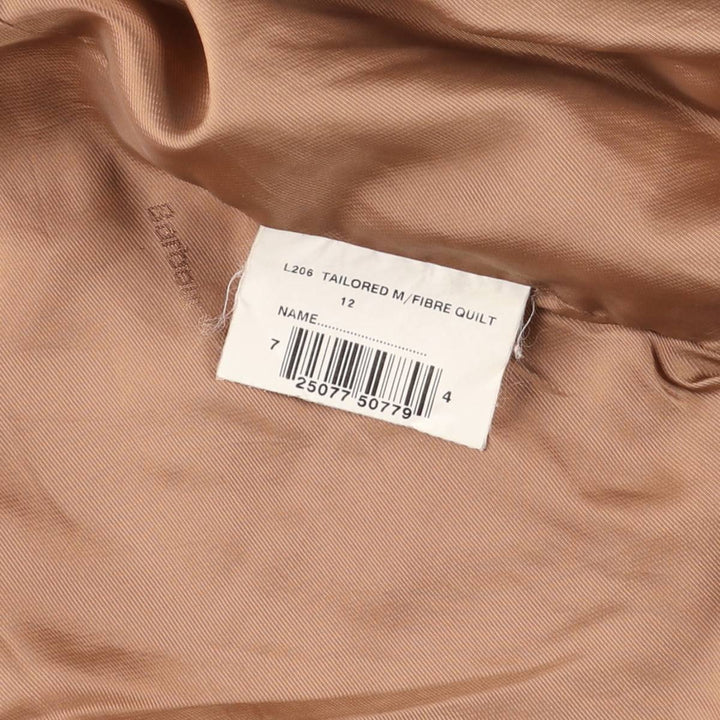 00s~ Barbour L206 TAILORED M polyester Beige type Vintage Second Hand