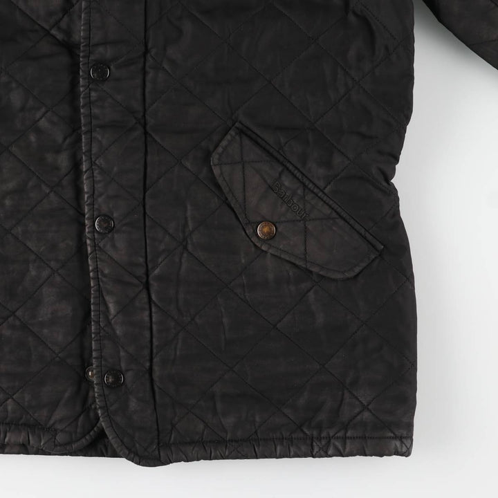 2000'S Barbour 3 Warrant Quilted Puffer Jacket, Women's Size Small polyester black type Vintage Second Hand