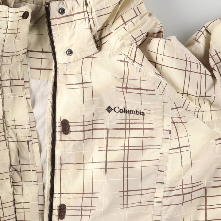 Columbia Bugaboo OMNI-TECH Mountain Jacket, Shell Jacket, Women's XL Nylon Beige type Vintage Second Hand