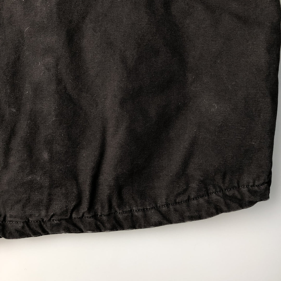 Wolverine padded duck vest, men's size L cotton black type Vintage Second Hand