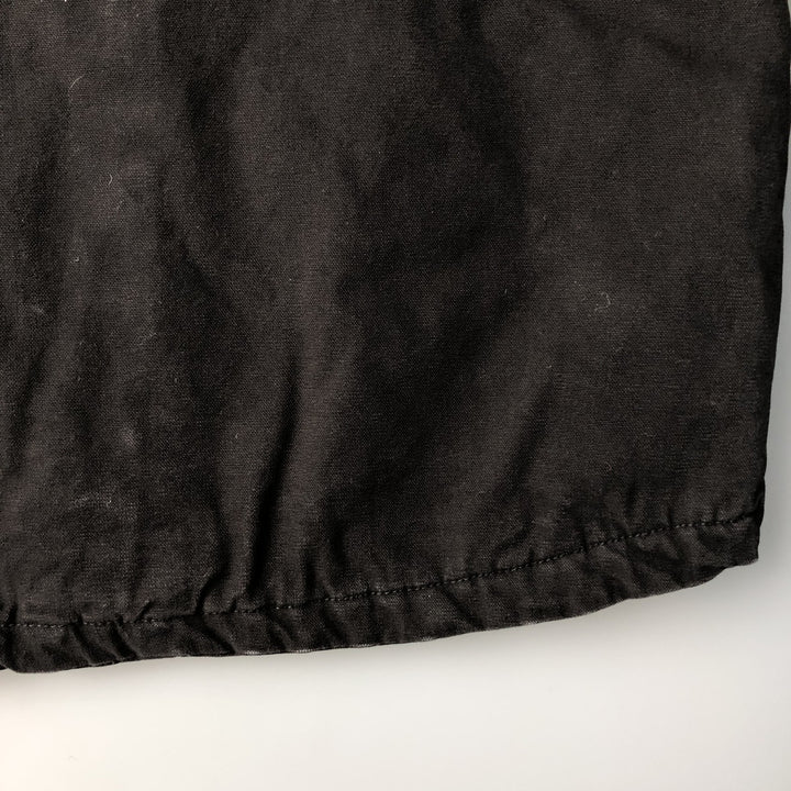 Wolverine padded duck vest, men's size L cotton black type Vintage Second Hand