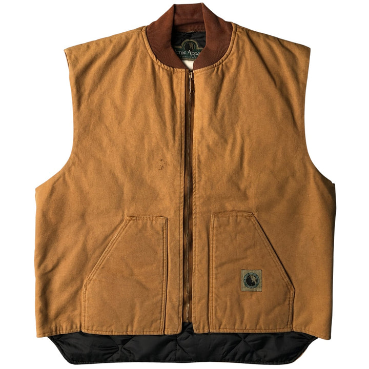 90'S - Vintage Berne Apparel Duck Vest, Men's XL unclear Beige type Vintage Second Hand
