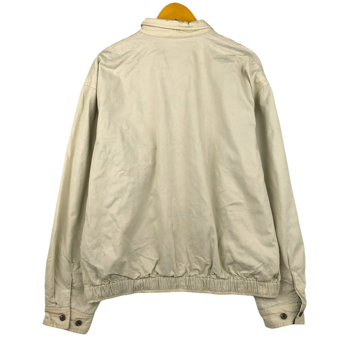 Ralph Lauren POLO by Ralph Lauren Swing Top Sports Jacket Men's L size cotton Beige type Vintage Second Hand