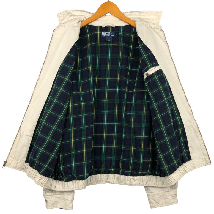 Ralph Lauren POLO by Ralph Lauren Swing Top Sports Jacket Men's L size cotton Beige type Vintage Second Hand