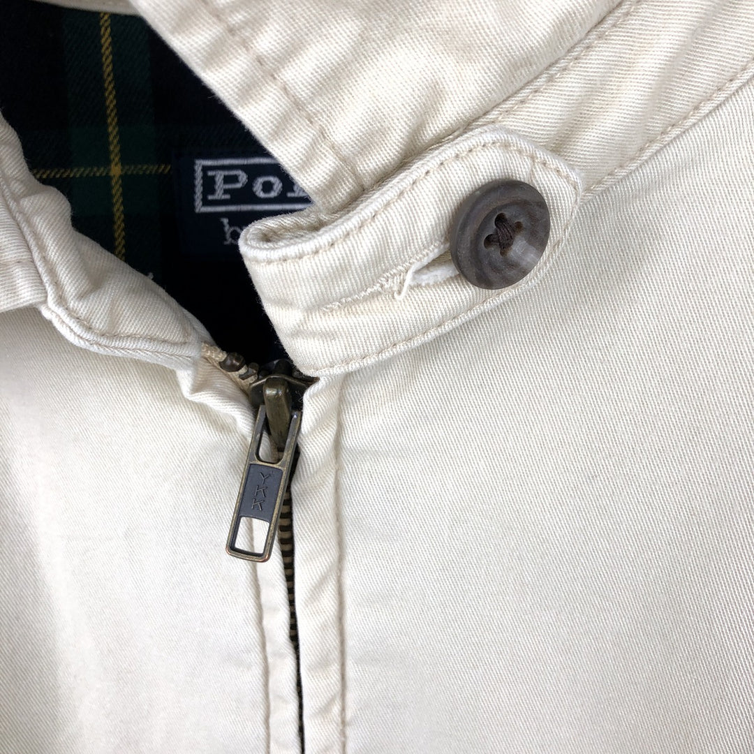 Ralph Lauren POLO by Ralph Lauren Swing Top Sports Jacket Men's L size cotton Beige type Vintage Second Hand