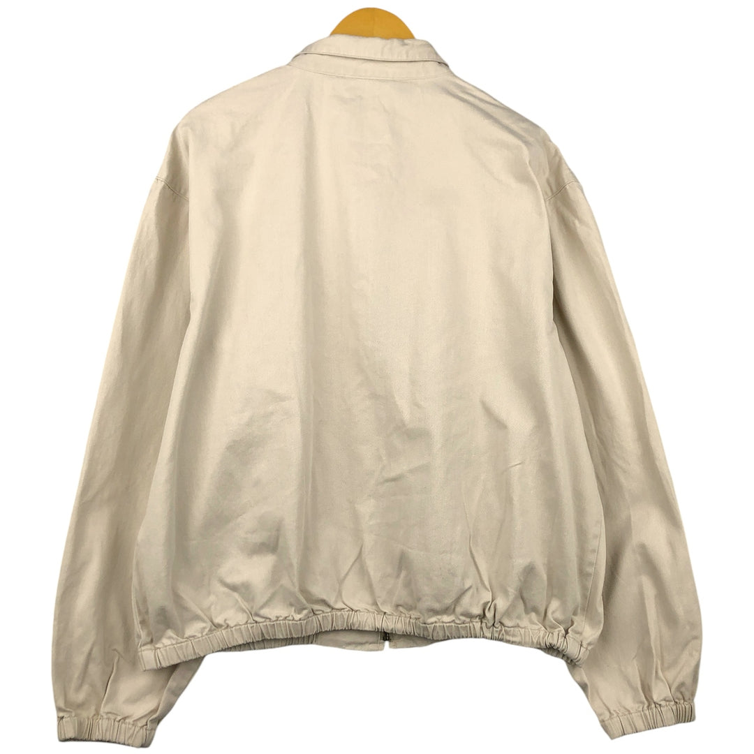 90'S Ralph Lauren POLO by Ralph Lauren Swing Top Sports Jacket Made in USA Men's XL cotton Beige type Vintage Second Hand