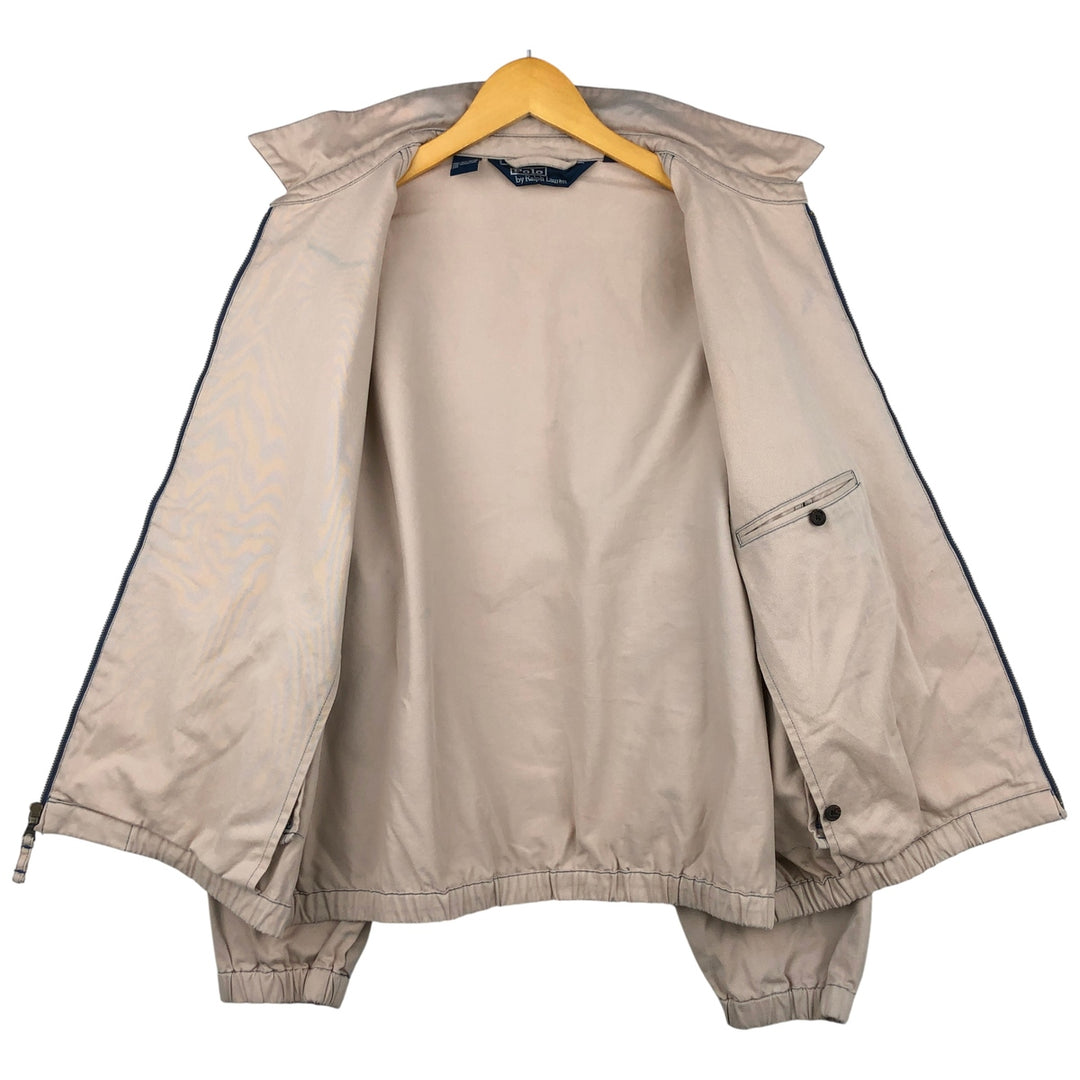 Ralph Lauren POLO by Ralph Lauren Swing Top Sports Jacket Men's XL cotton unbleached Vintage Second Hand