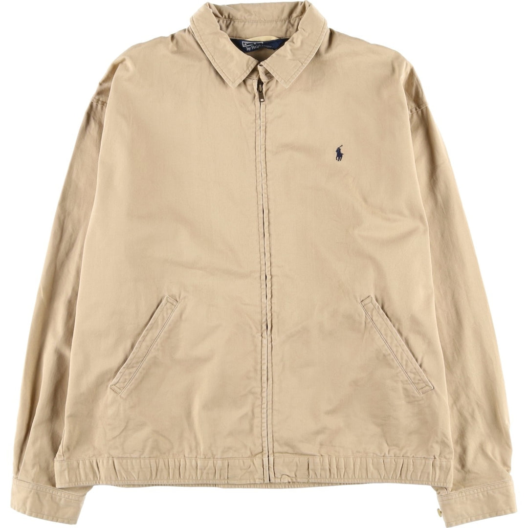 Ralph Lauren POLO by Ralph Lauren Swing Top Sports Jacket Men's XL cotton Beige type Vintage Second Hand
