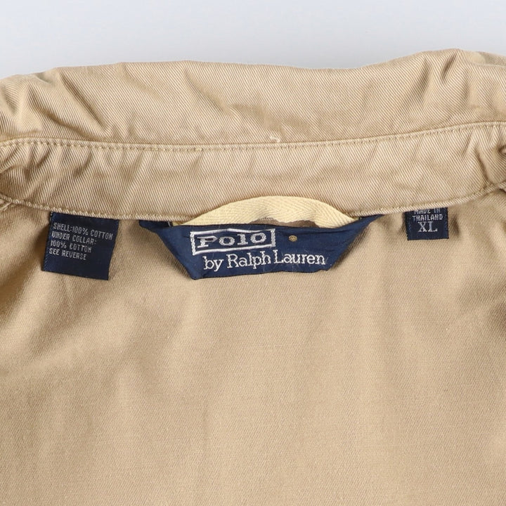 Ralph Lauren POLO by Ralph Lauren Swing Top Sports Jacket Men's XL cotton Beige type Vintage Second Hand