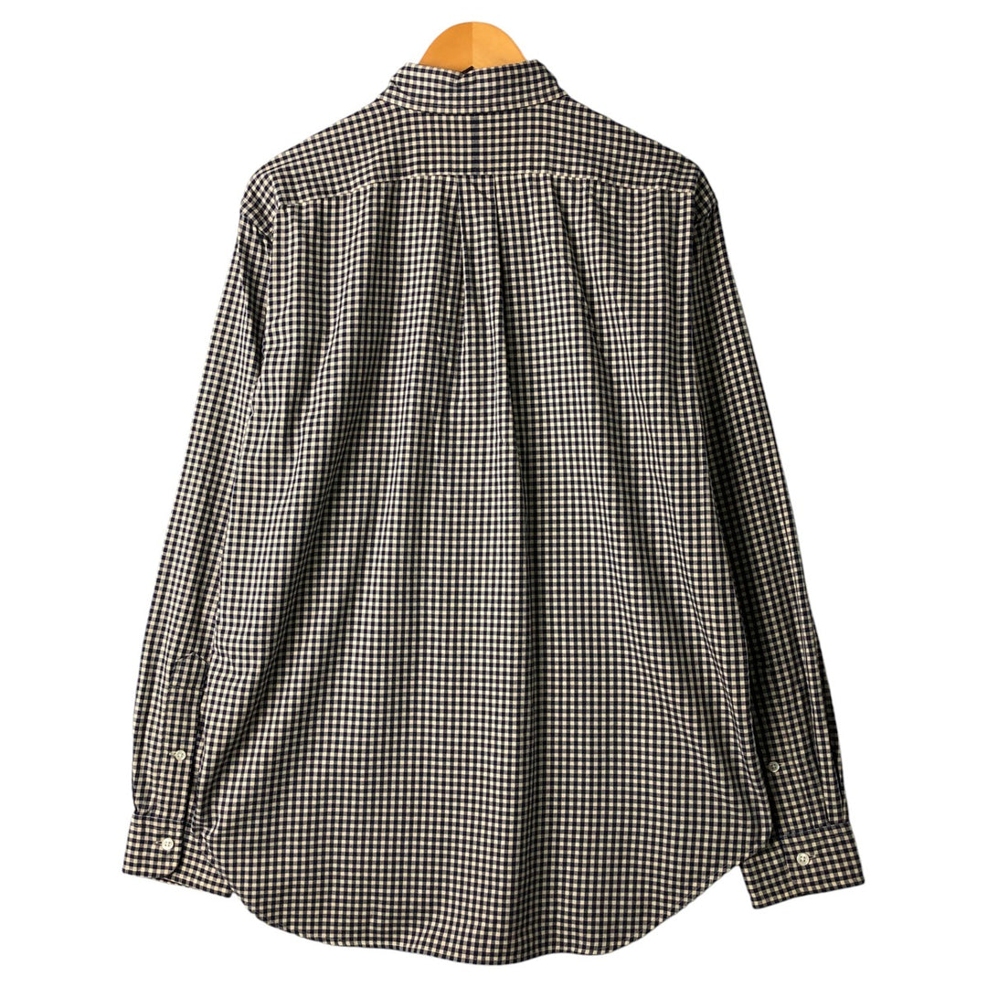 Ralph Lauren Classic Fit Long Sleeve Button Down Check Shirt, Men's Size L cotton black type Vintage Second Hand
