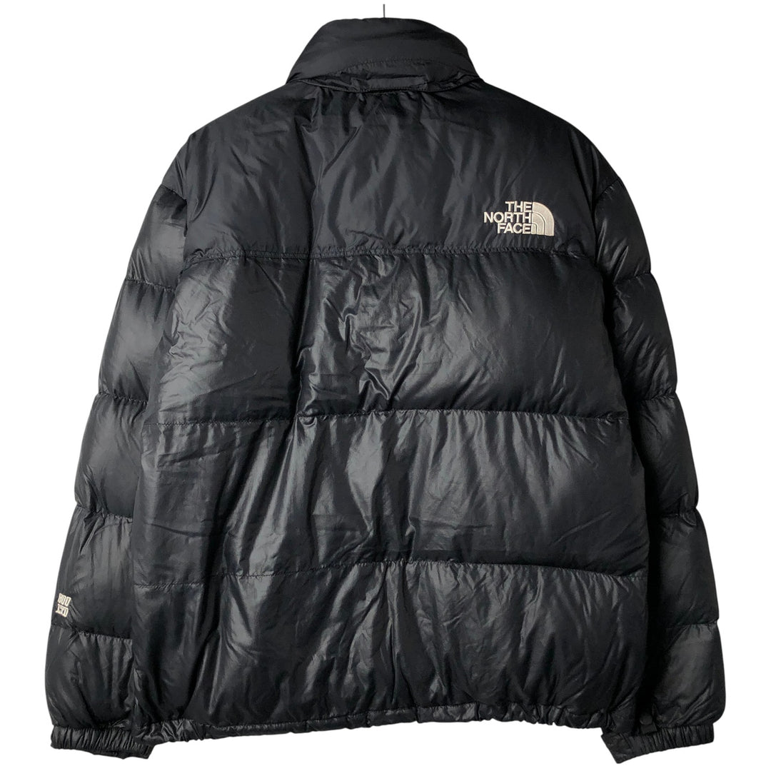 2000'S The North Face Nuptse Jacket, 800 Fill Power Ripstop Goose Down Jacket, Men's Size L Nylon black type Vintage Second Hand