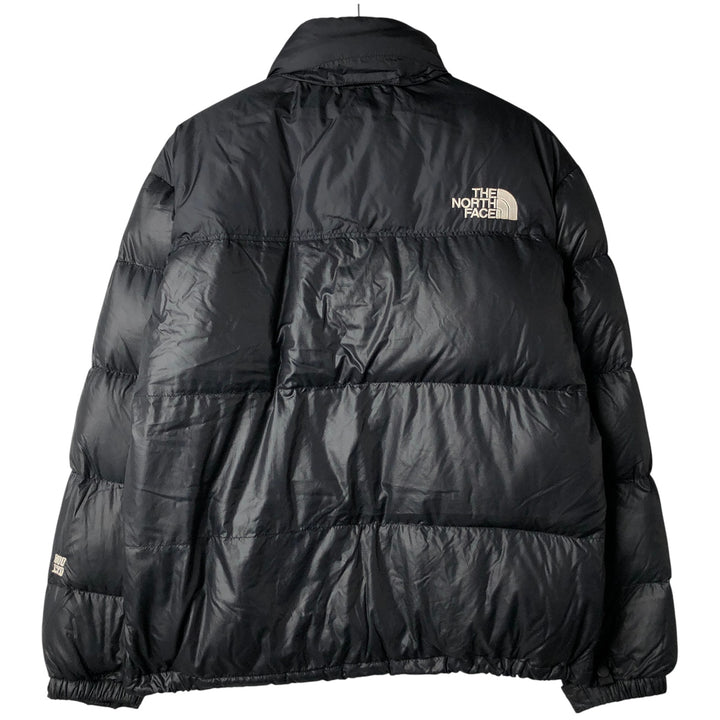 2000'S The North Face Nuptse Jacket, 800 Fill Power Ripstop Goose Down Jacket, Men's Size L Nylon black type Vintage Second Hand