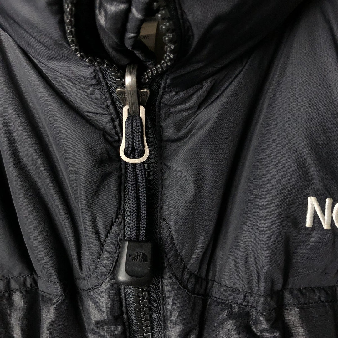 2000'S The North Face Nuptse Jacket, 800 Fill Power Ripstop Goose Down Jacket, Men's Size L Nylon black type Vintage Second Hand