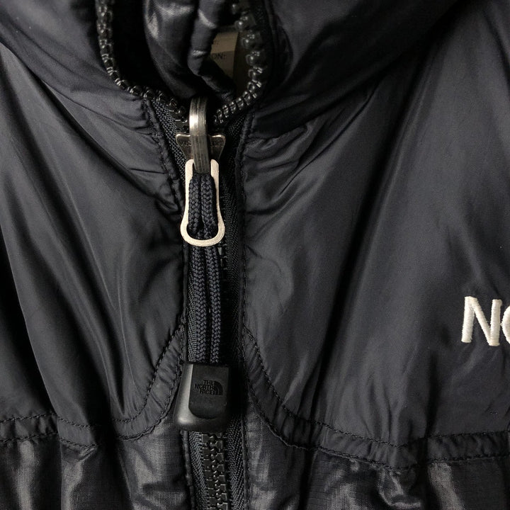 2000'S The North Face Nuptse Jacket, 800 Fill Power Ripstop Goose Down Jacket, Men's Size L Nylon black type Vintage Second Hand
