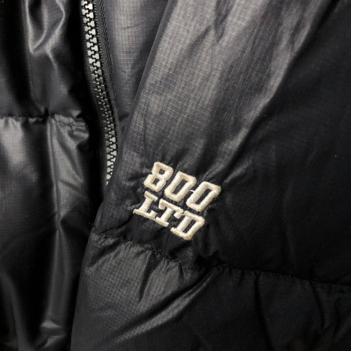 2000'S The North Face Nuptse Jacket, 800 Fill Power Ripstop Goose Down Jacket, Men's Size L Nylon black type Vintage Second Hand