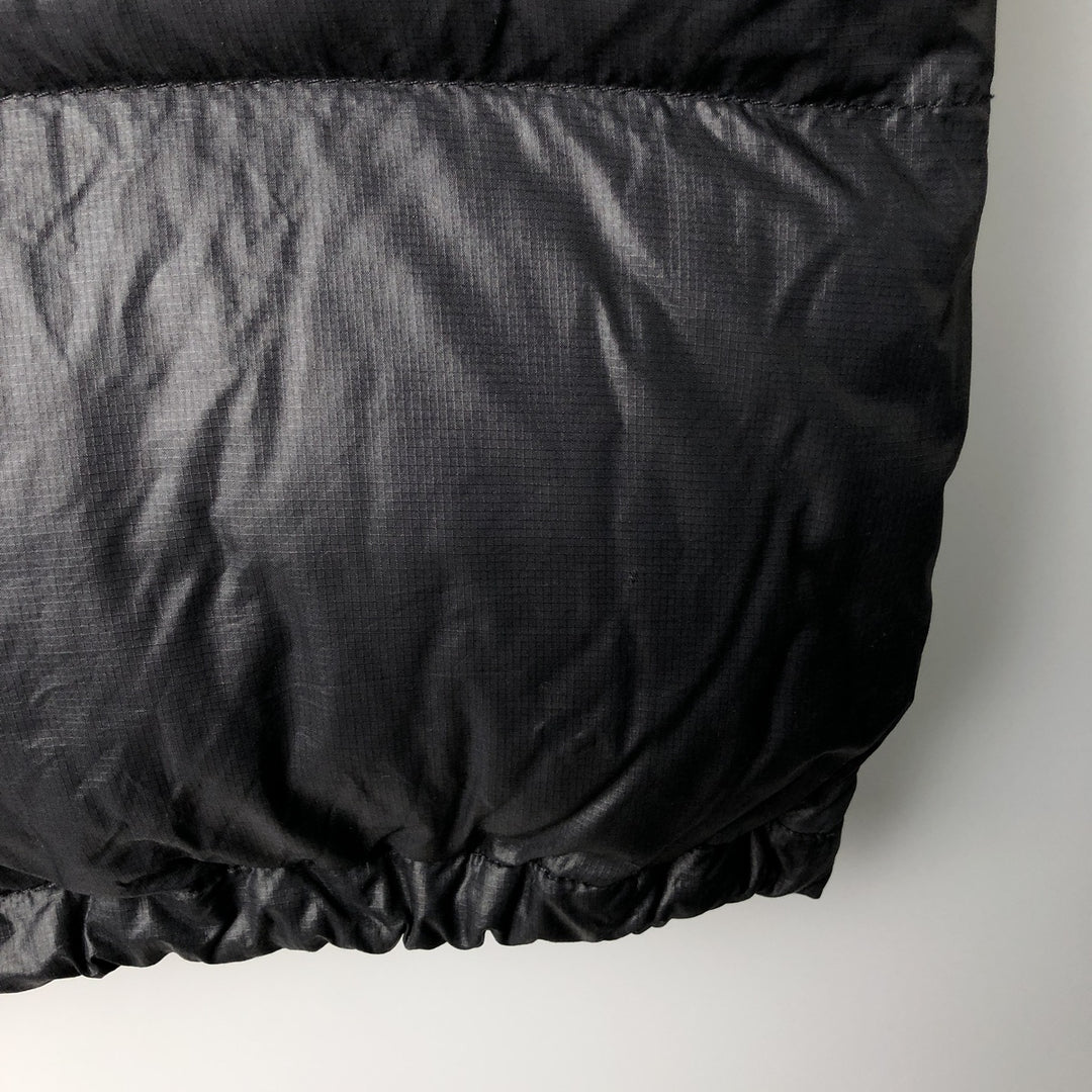 2000'S The North Face Nuptse Jacket, 800 Fill Power Ripstop Goose Down Jacket, Men's Size L Nylon black type Vintage Second Hand