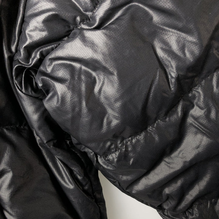 2000'S The North Face Nuptse Jacket, 800 Fill Power Ripstop Goose Down Jacket, Men's Size L Nylon black type Vintage Second Hand