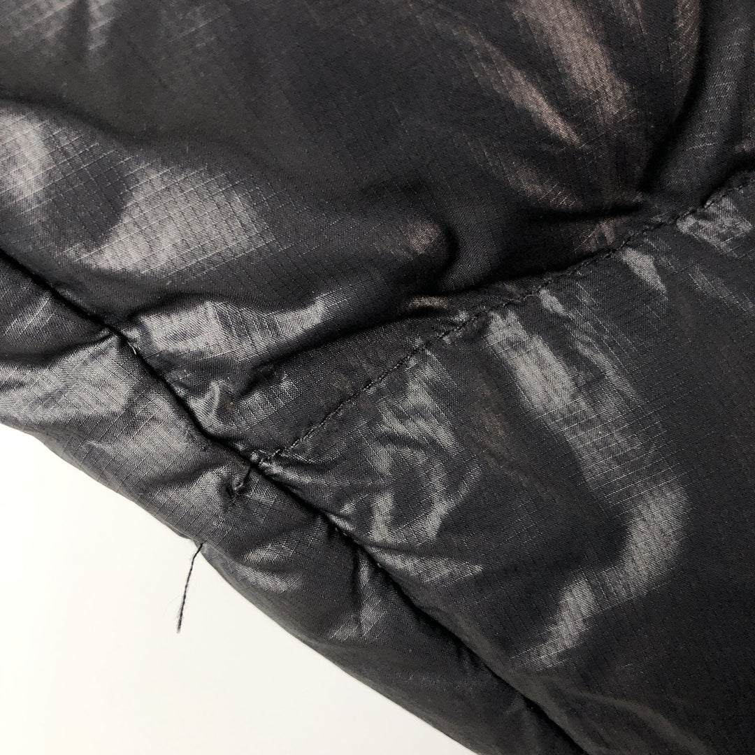 2000'S The North Face Nuptse Jacket, 800 Fill Power Ripstop Goose Down Jacket, Men's Size L Nylon black type Vintage Second Hand
