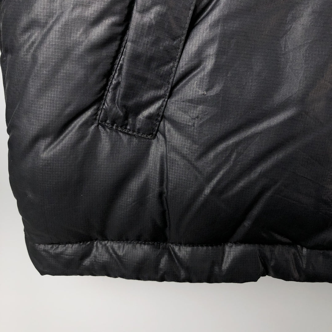 2000'S The North Face Nuptse Jacket, 800 Fill Power Ripstop Goose Down Jacket, Men's Size L Nylon black type Vintage Second Hand