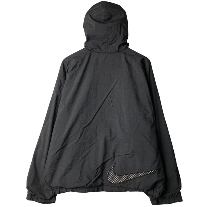 90'S Nike Padded Parka Puffer Jacket Men's Size L Vintage Nylon black type Vintage Second Hand