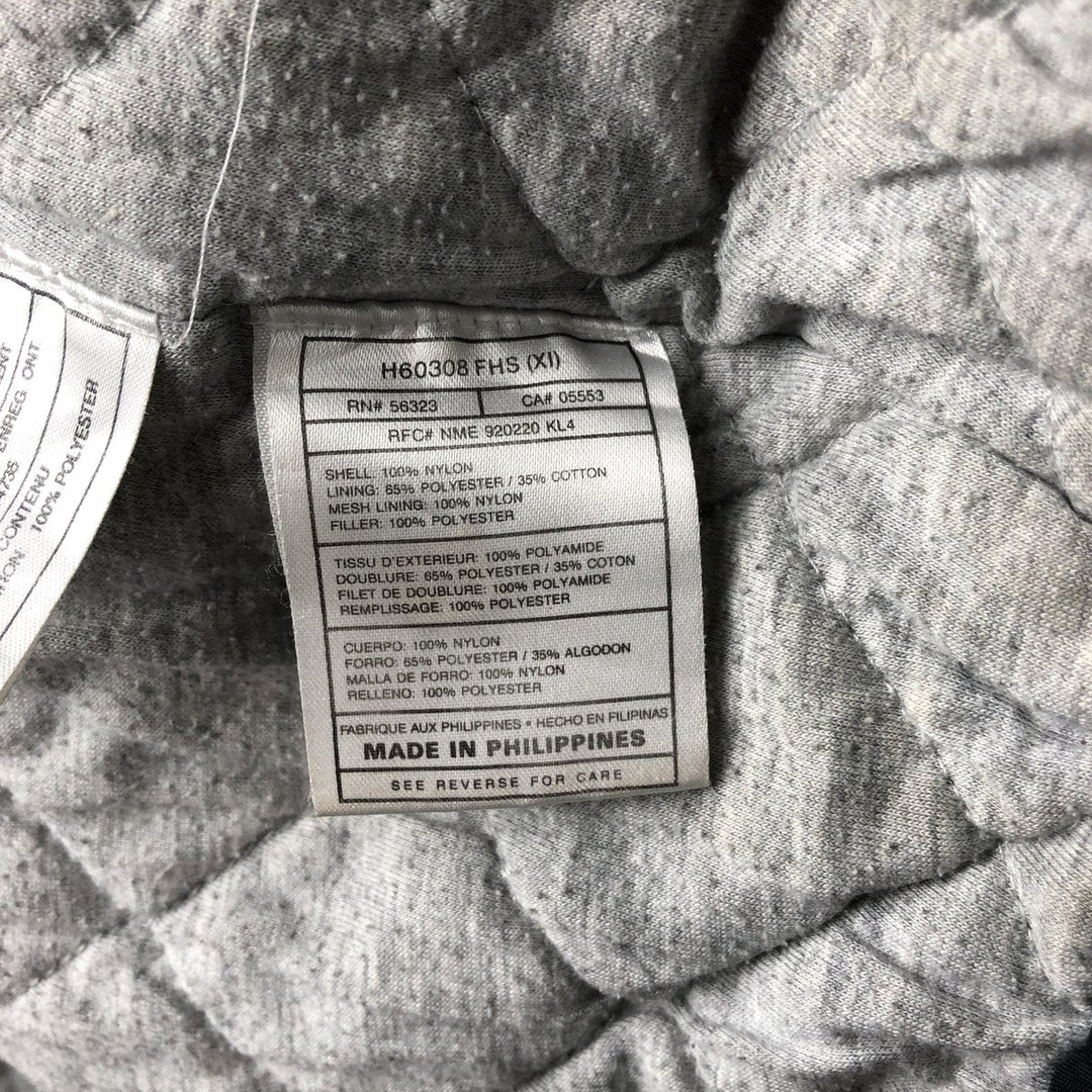 90'S Nike Padded Parka Puffer Jacket Men's Size L Vintage Nylon black type Vintage Second Hand