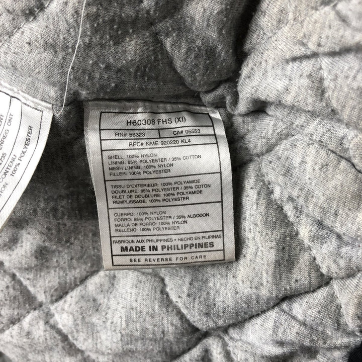 90'S Nike Padded Parka Puffer Jacket Men's Size L Vintage Nylon black type Vintage Second Hand