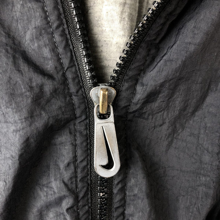 90'S Nike Padded Parka Puffer Jacket Men's Size L Vintage Nylon black type Vintage Second Hand