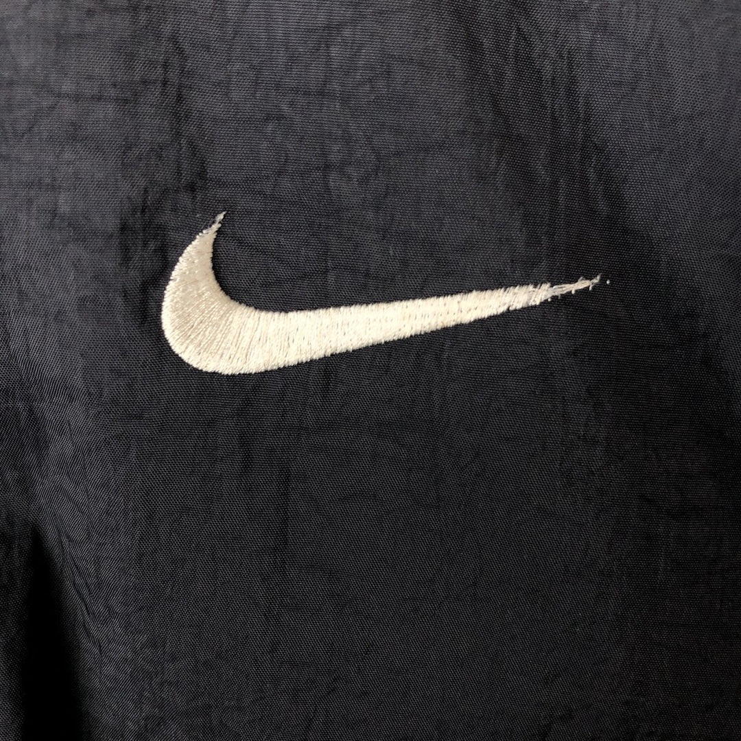 90'S Nike Padded Parka Puffer Jacket Men's Size L Vintage Nylon black type Vintage Second Hand