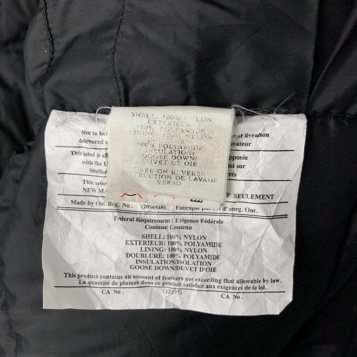 90'S Vintage Marmot Goose Down Jacket, Men's Size Medium Nylon black type Vintage Second Hand