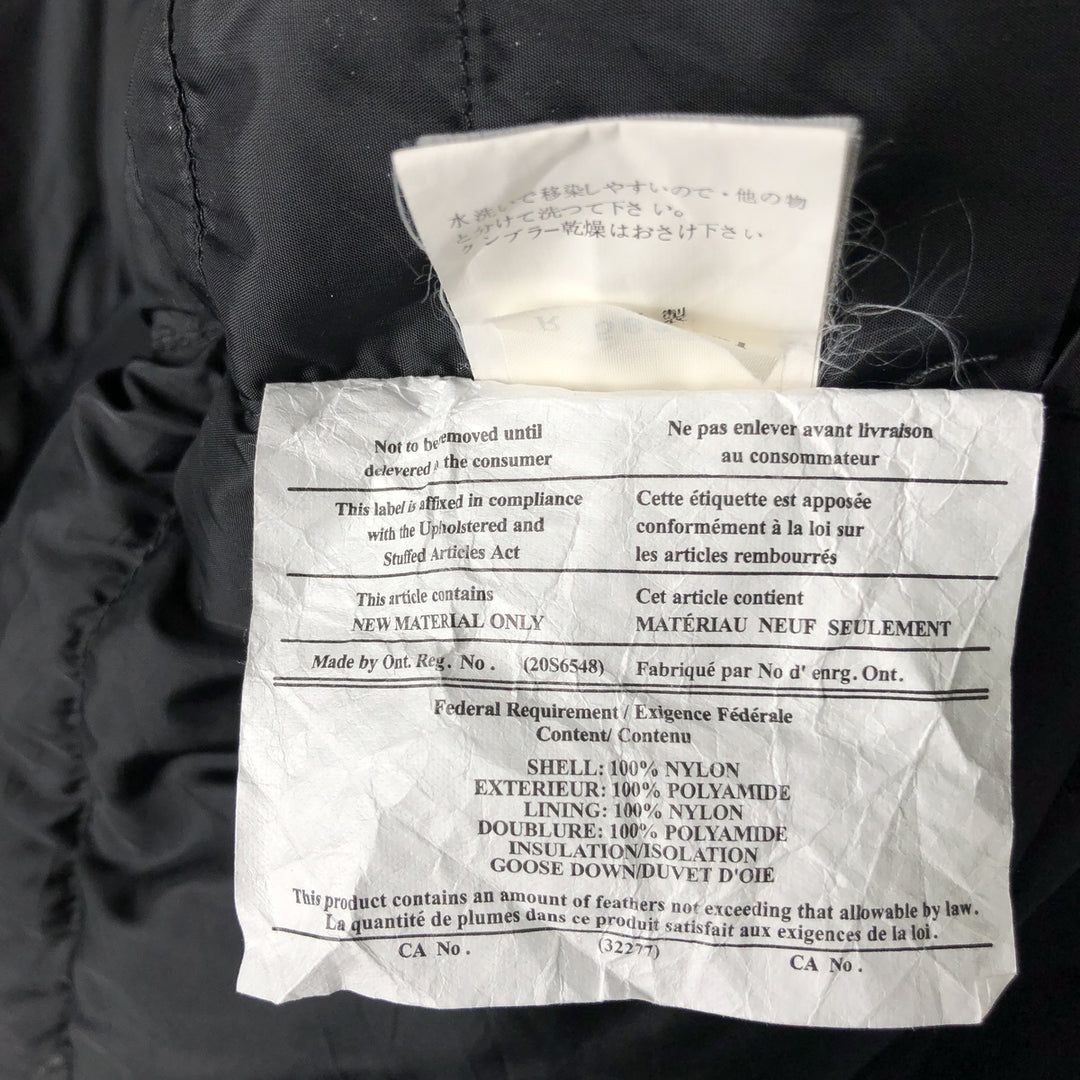 90'S Vintage Marmot Goose Down Jacket, Men's Size Medium Nylon black type Vintage Second Hand