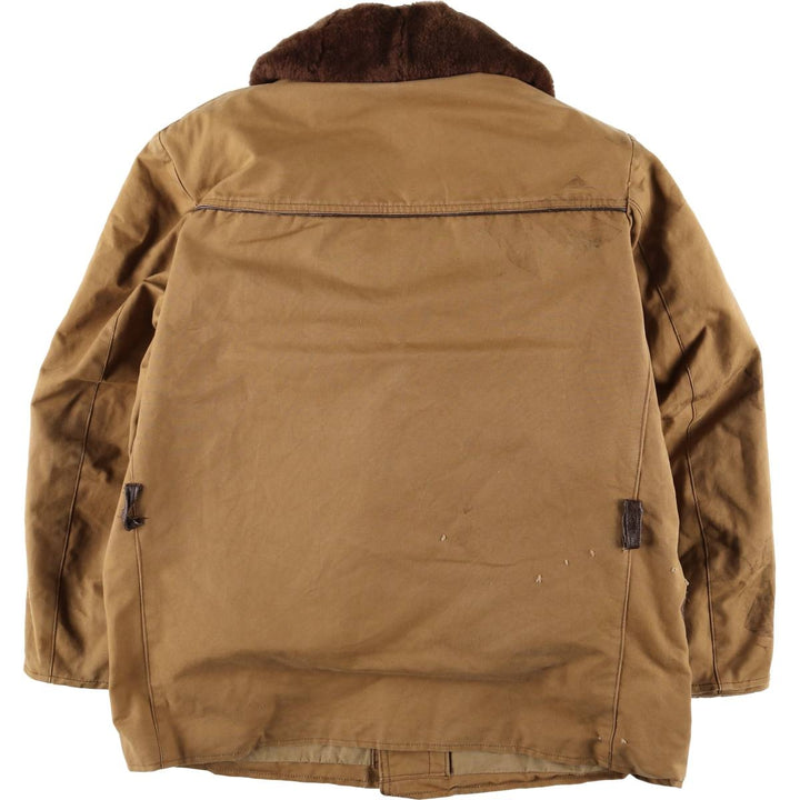 UNKNOWN Canadian Jacket, Boa Jacket, Men's Size Medium, Vintage unclear ocher yellow type Vintage Second Hand