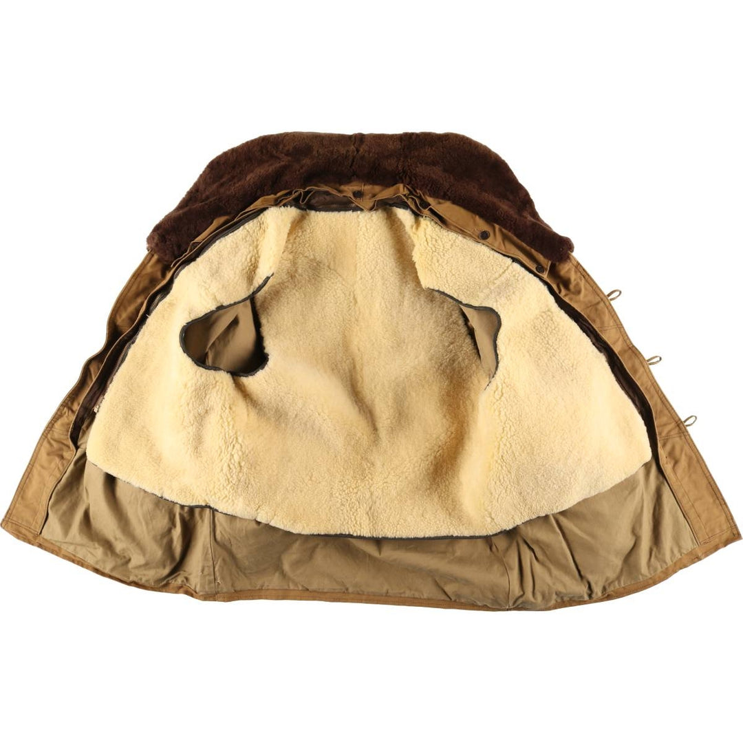 UNKNOWN Canadian Jacket, Boa Jacket, Men's Size Medium, Vintage unclear ocher yellow type Vintage Second Hand