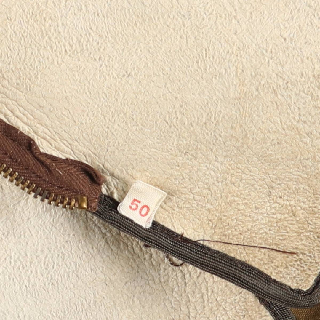 UNKNOWN Canadian Jacket, Boa Jacket, Men's Size Medium, Vintage unclear ocher yellow type Vintage Second Hand