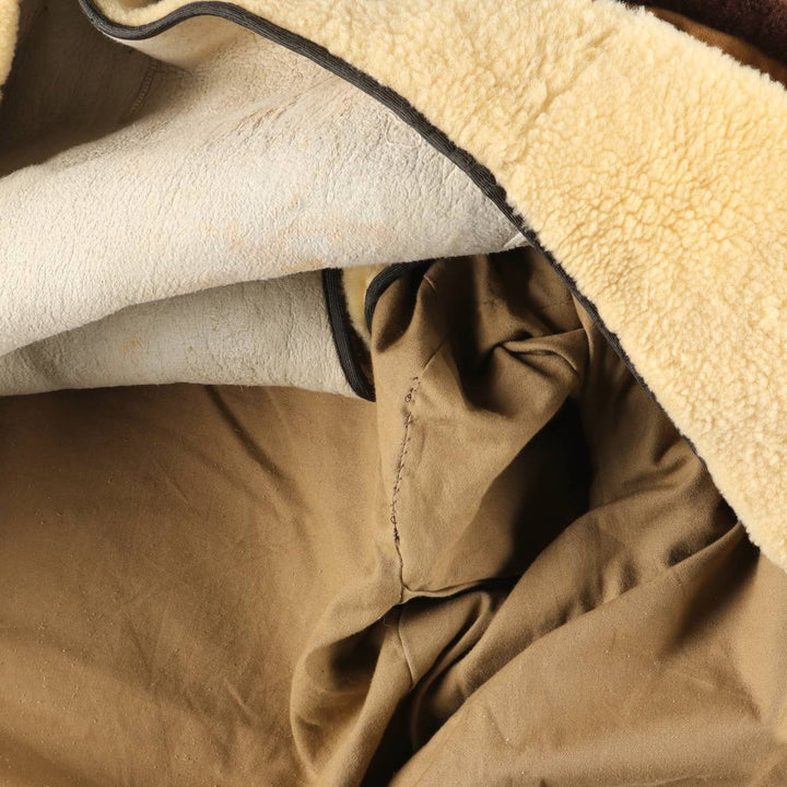 UNKNOWN Canadian Jacket, Boa Jacket, Men's Size Medium, Vintage unclear ocher yellow type Vintage Second Hand