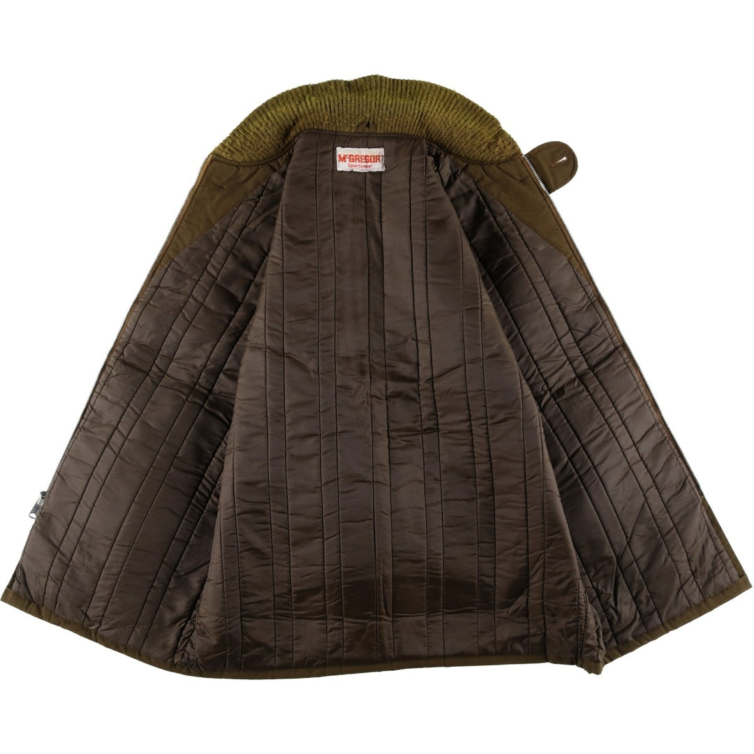 McGREGOR Men's Vintage Padded Puffer Jacket, Size XL unclear Khaki type brown Vintage Second Hand