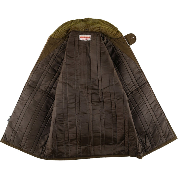 McGREGOR Men's Vintage Padded Puffer Jacket, Size XL unclear Khaki type brown Vintage Second Hand