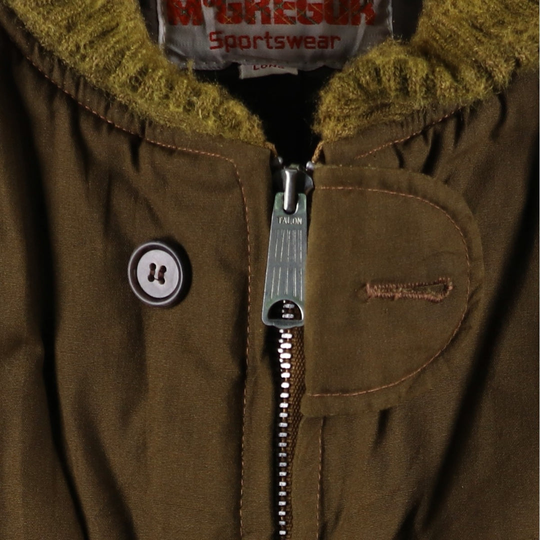 McGREGOR Men's Vintage Padded Puffer Jacket, Size XL unclear Khaki type brown Vintage Second Hand