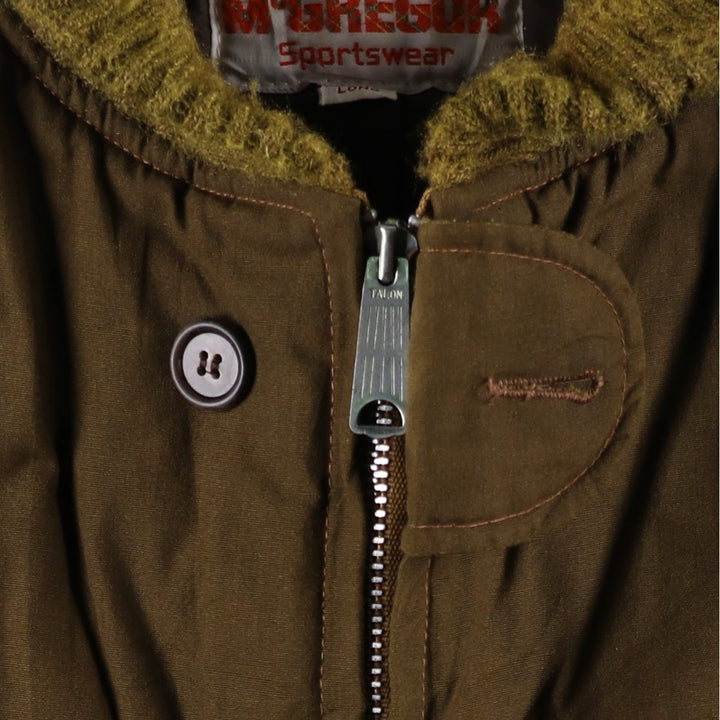 McGREGOR Men's Vintage Padded Puffer Jacket, Size XL unclear Khaki type brown Vintage Second Hand