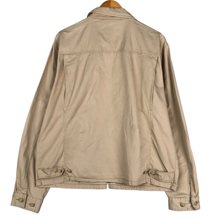 Ralph Lauren POLO by Ralph Lauren Swing Top Sports Jacket Men's L size cotton Beige type Vintage Second Hand